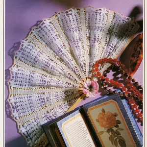Flamenco-vouwwaaier - vintage haakpatronen - direct downloaden - pdf-patroon - schriftelijke instructies en diagram