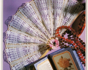 Flamenco Folding Fan - Vintage Crochet Patterns - Instant Download - PDF Pattern - Written Instructions and Diagram