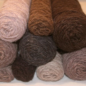 100% wool yarn, rest of factory, 100 virgin wool, knitting yarn yarn, package, yarn wool floor 17 euro / kg Brauntöne