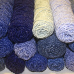 100% wool yarn, rest of factory, 100 virgin wool, knitting yarn yarn, package, yarn wool floor 17 euro / kg Blautöne