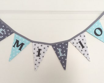 Wimpelkette mit Name  • Sternchen •