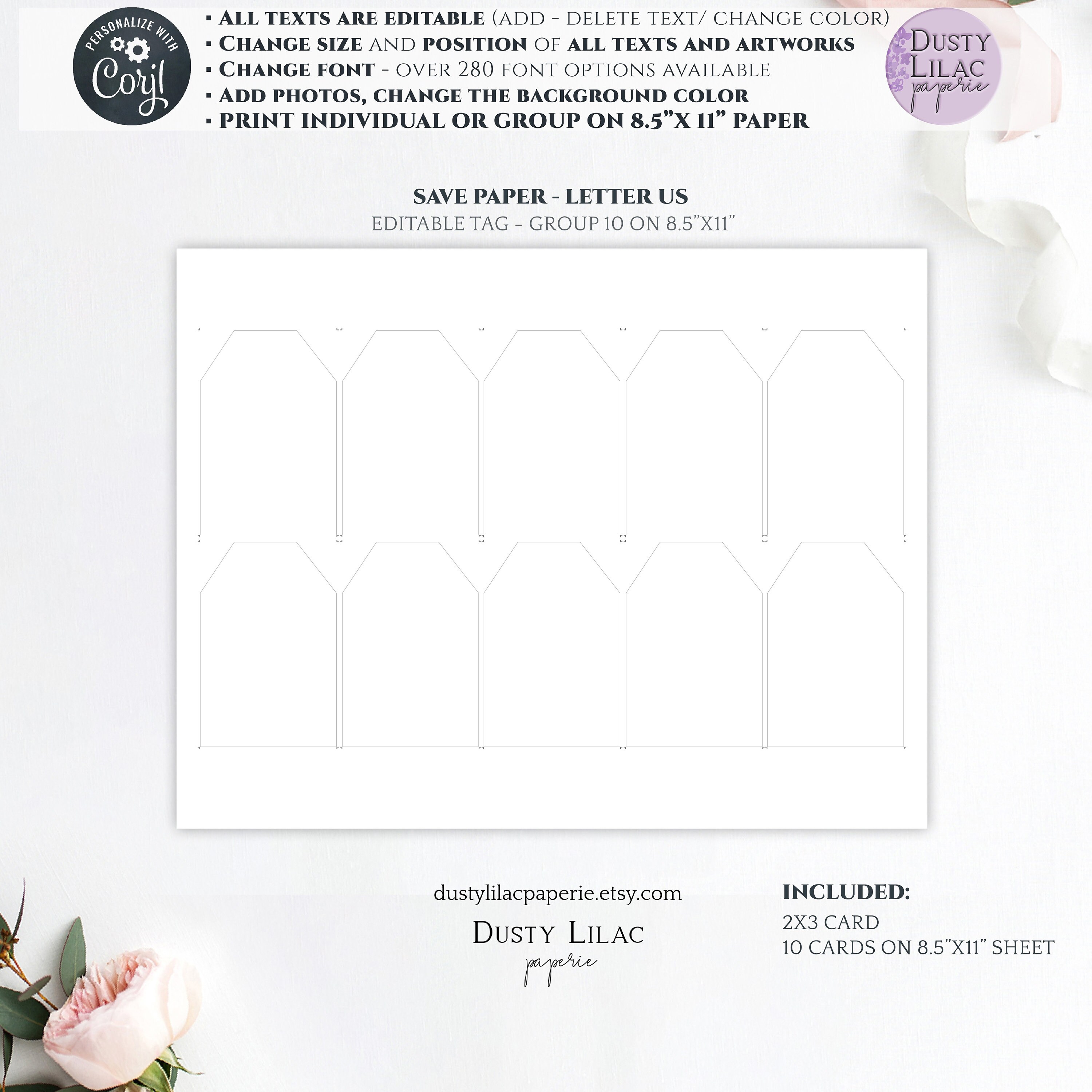 Editable Its a Girl Baby Shower Gift Tag Template Printable - Etsy