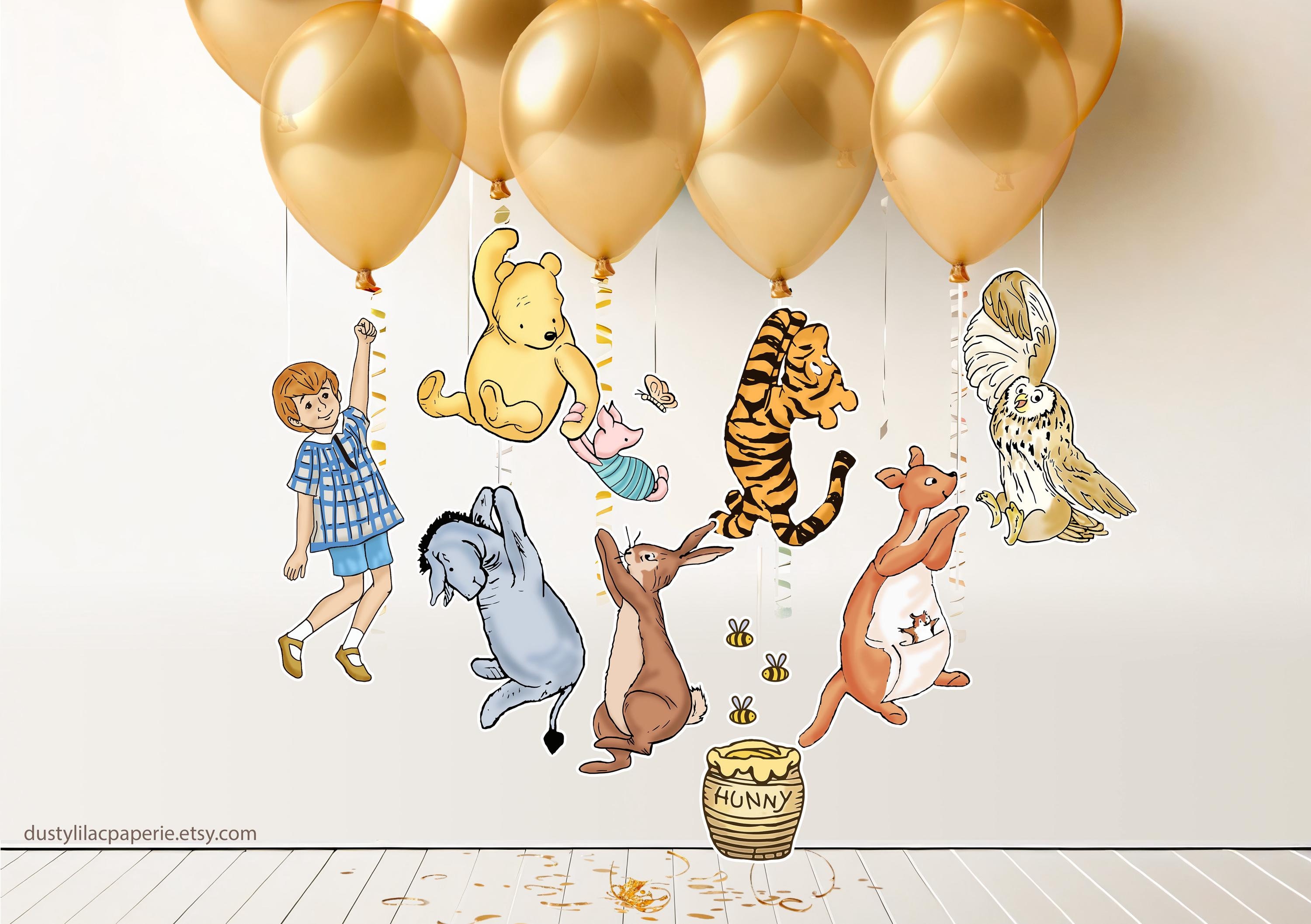 Pooh Paper Plate - Etsy