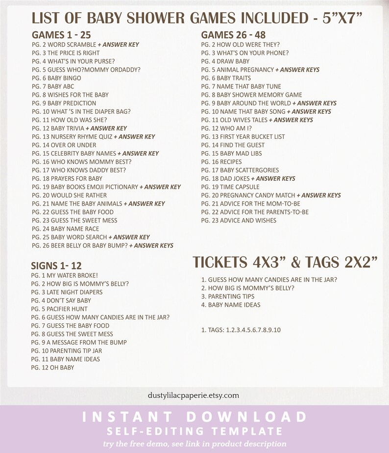 Editable Sun Baby Shower Game Bundle, Here Comes The Son Baby Shower Game Pack, Boho Sunshine Printable Game Cards Template DLPB157 image 3