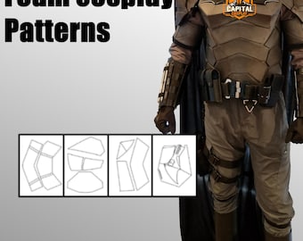 Vengeance Bat 2022 cosplay templates FOAM patterns