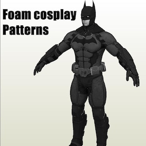 Bat Origins Cosplay Pepakura Vengeance patterns foam template