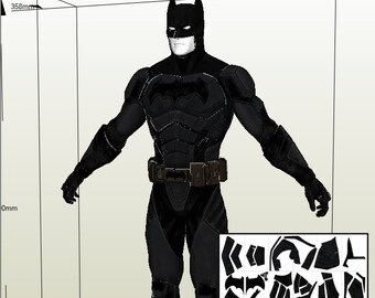 Batman Pepakura Etsy