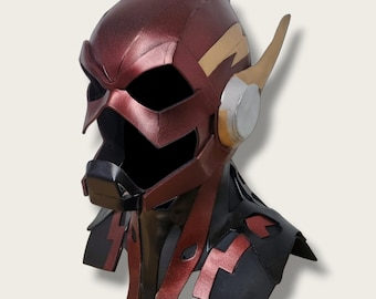 FIash SS.KTJL Helmet Cowl Cosplay Pepakura patterns foam template DIY