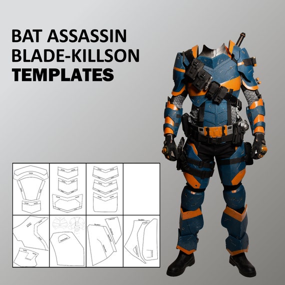 Bat Assassin BLADE KILSON templates FOAM