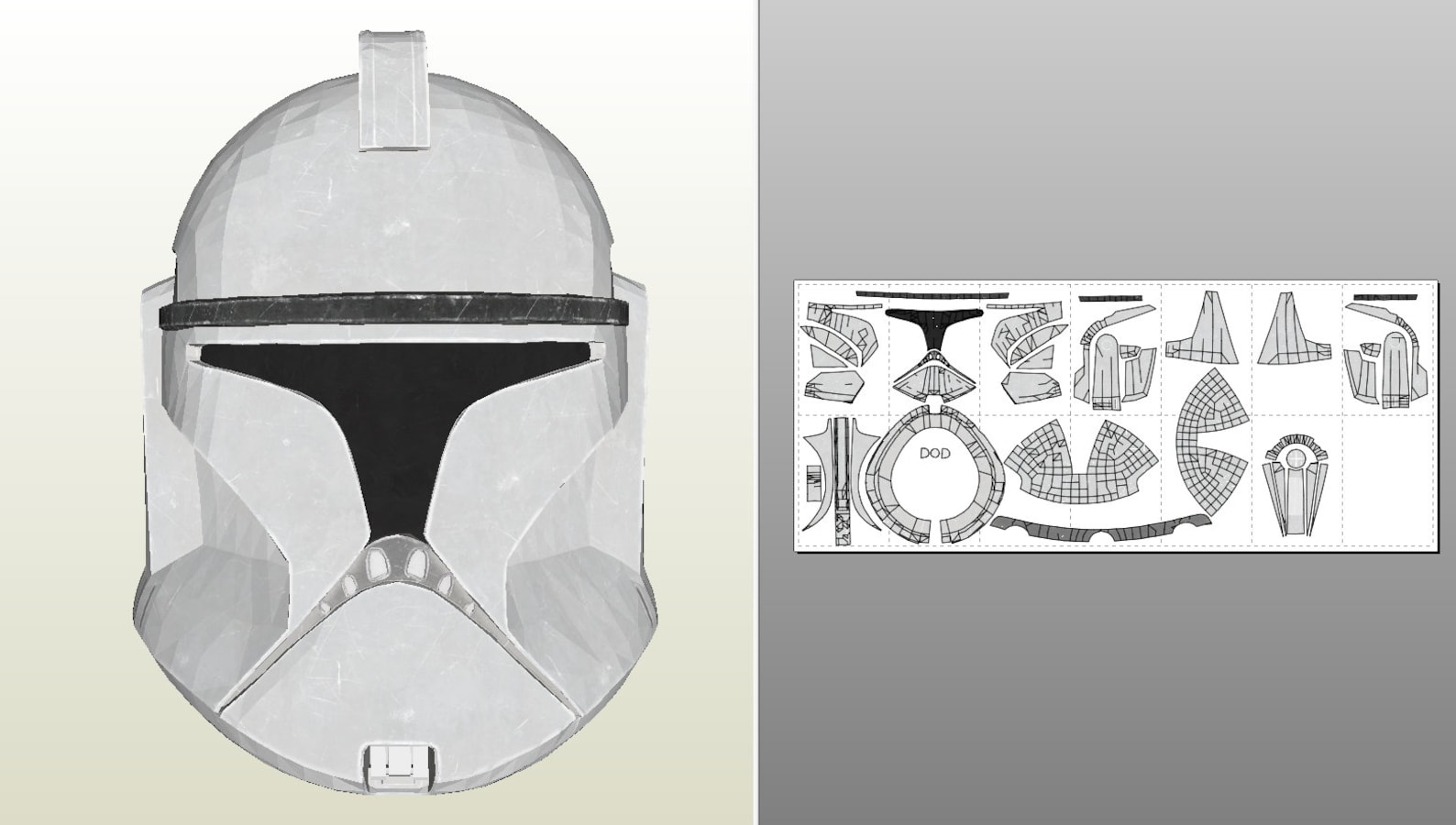 Clone Trooper Armour Cosplay Pepakura Foam Patterns - Etsy