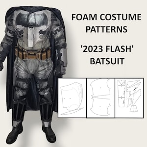 Vengeance Bat Speedster 2023 cosplay templates FOAM