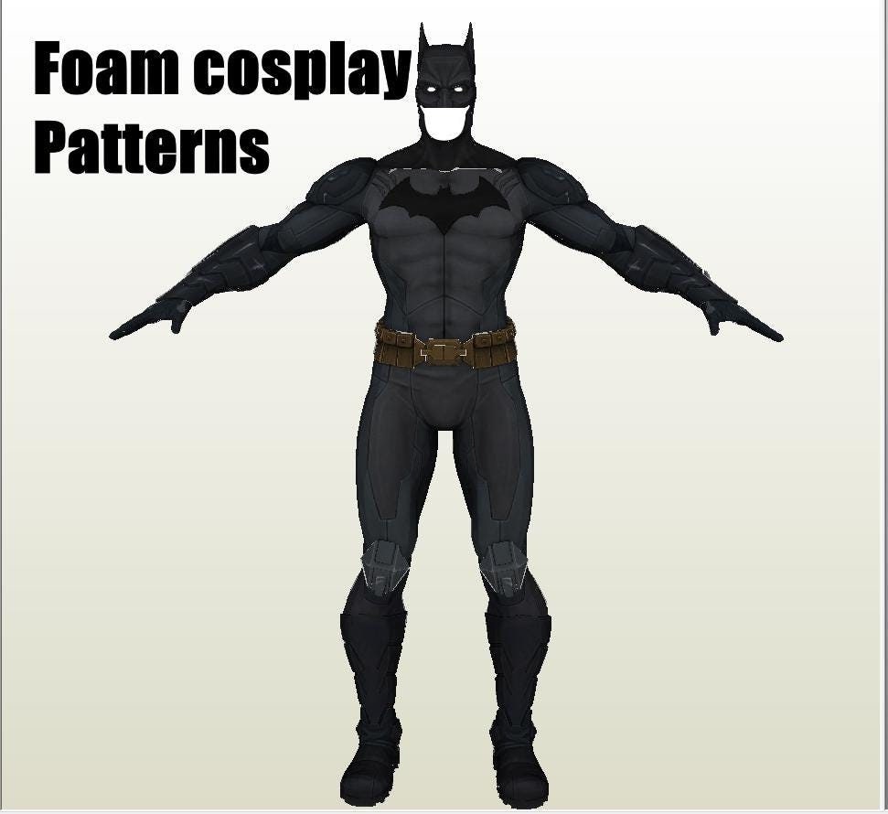 Bat NEW 52 Cosplay Pepakura Vengeance Patterns Foam Template
