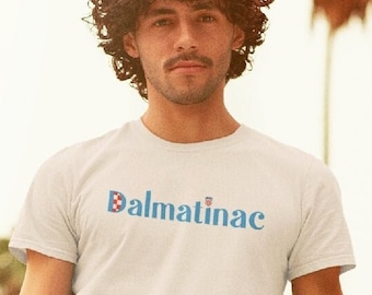 Camiseta unissex Dalmatinac Croácia, Hrvatska