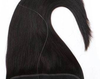 human hair clips-in extension, silky straight,hair clips, sew in extention, tressen,hair pieces,full hair volume clips, Extension 100g hair