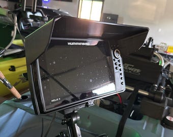 Humminbird Helix 9 Fish Finder Sunshade - Easily installed and removed