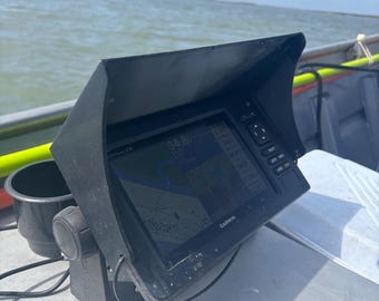 Garmin Echomap 7 inch (non  UHD)  Sunshade – Slide-On Fish Finder Visor