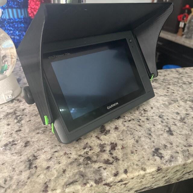 Visière/Sun Visor clipsable/Clip-on pour GARMIN Echomap