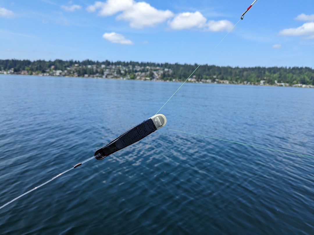 Soft Touch Downrigger Release Grips Kokanee and Trout, Easy Release Grips That Glow in the Dark