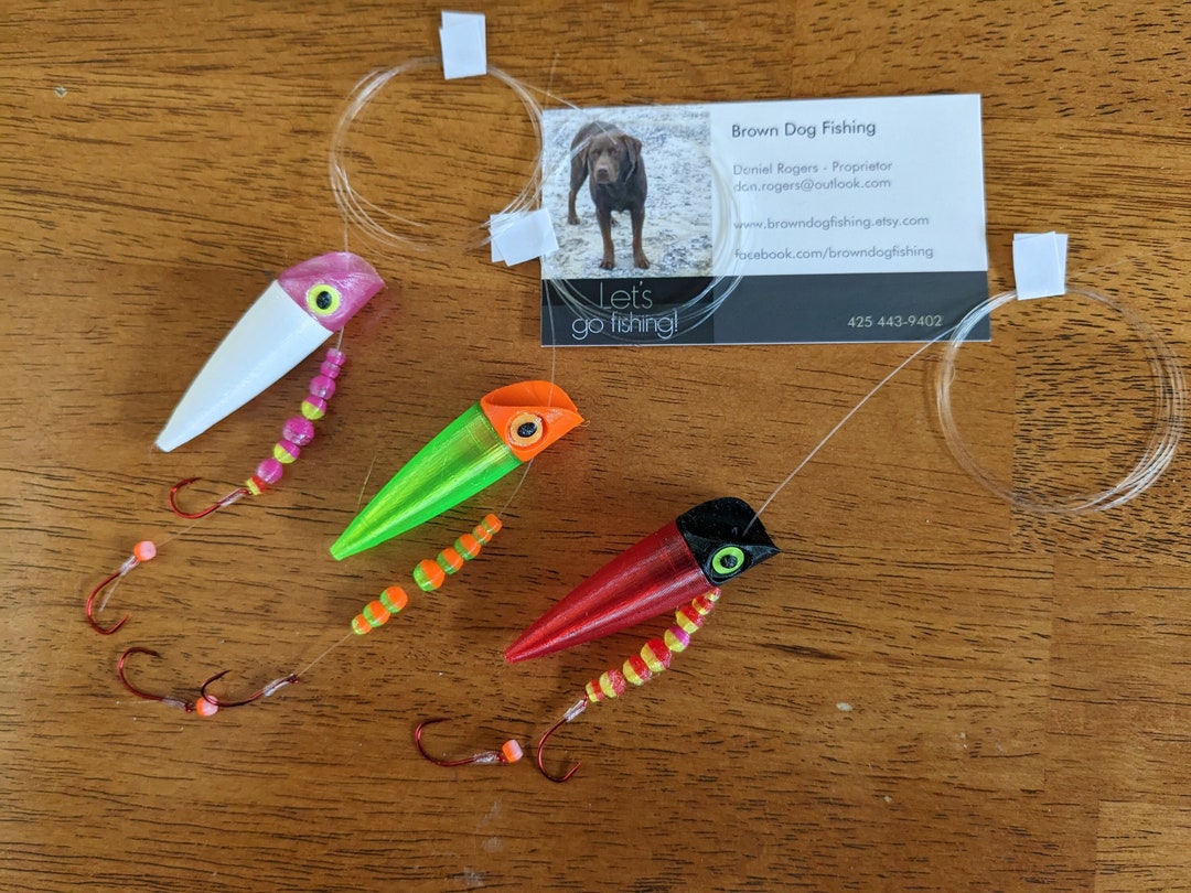 Firefly Plugs rigged 2inch Fishing Plug Ready to Fish Etsy