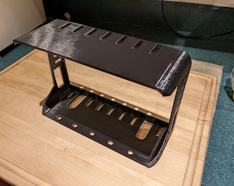 Lowrance HDS 7 Live Sunshade with bait shelf:  Customizable