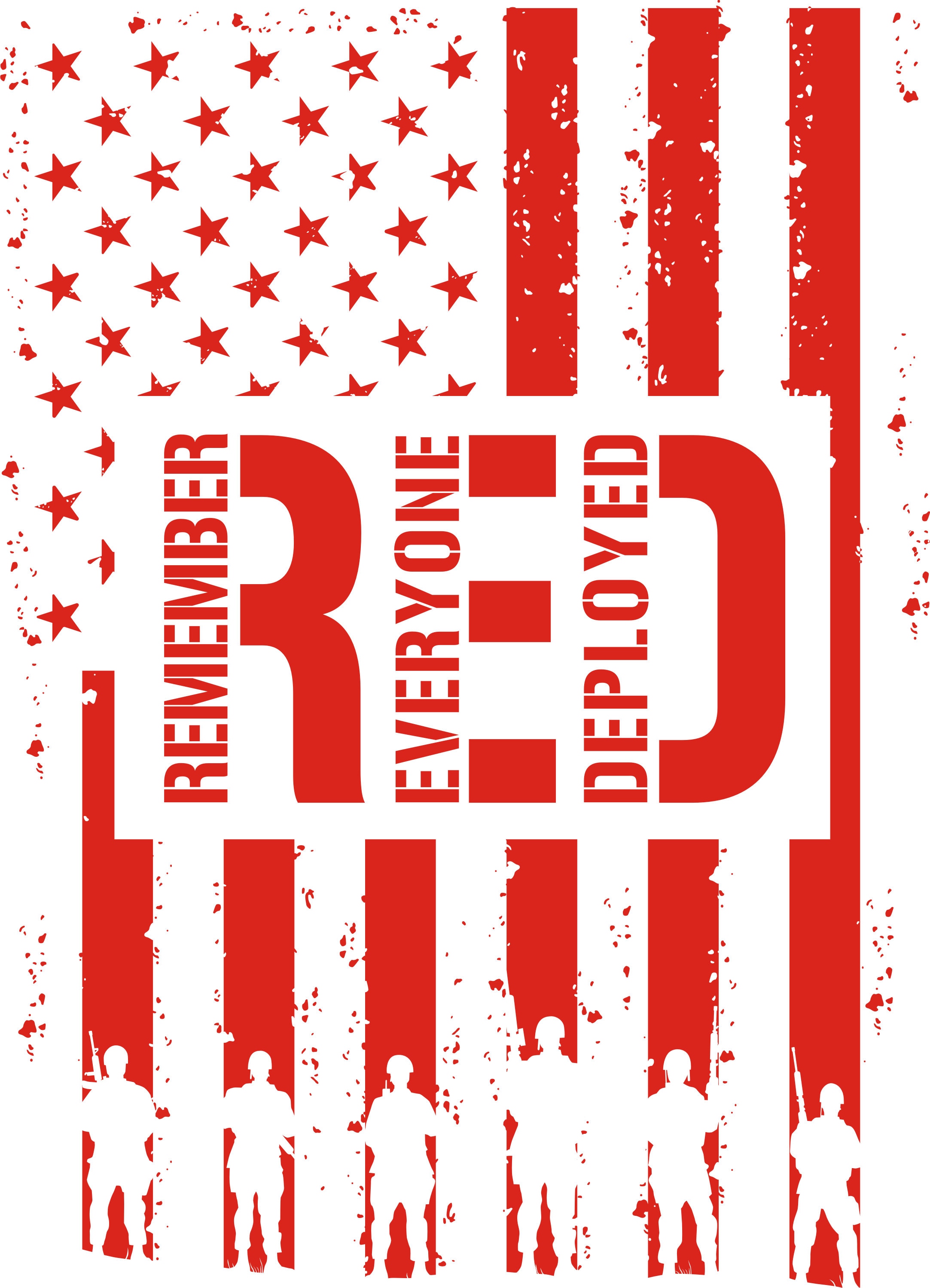 red remember everyone deployed