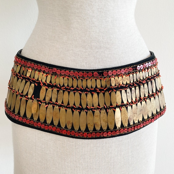Oscar De La Renta Red Coral Belt Oscar De La Renta Red Coral Belt main image 2