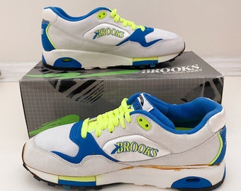 Seltene Vintage Retro Brooks Enterprise Hydro Flow Laufschuhe Sneakers NIB NOS 8M