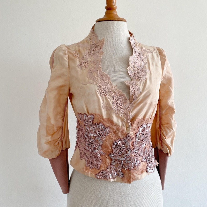 Embellished silk Jacket