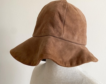 Vintage Patchwork Suede Bucket Hat From the 1970s - Etsy
