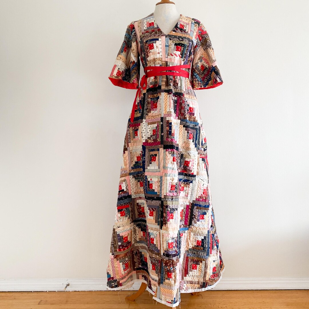 1970s Custom Cutout Knit Maxi (S/M) main image 1