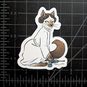 cat dressed as princess leia Saturday cute: Princess Leia cat