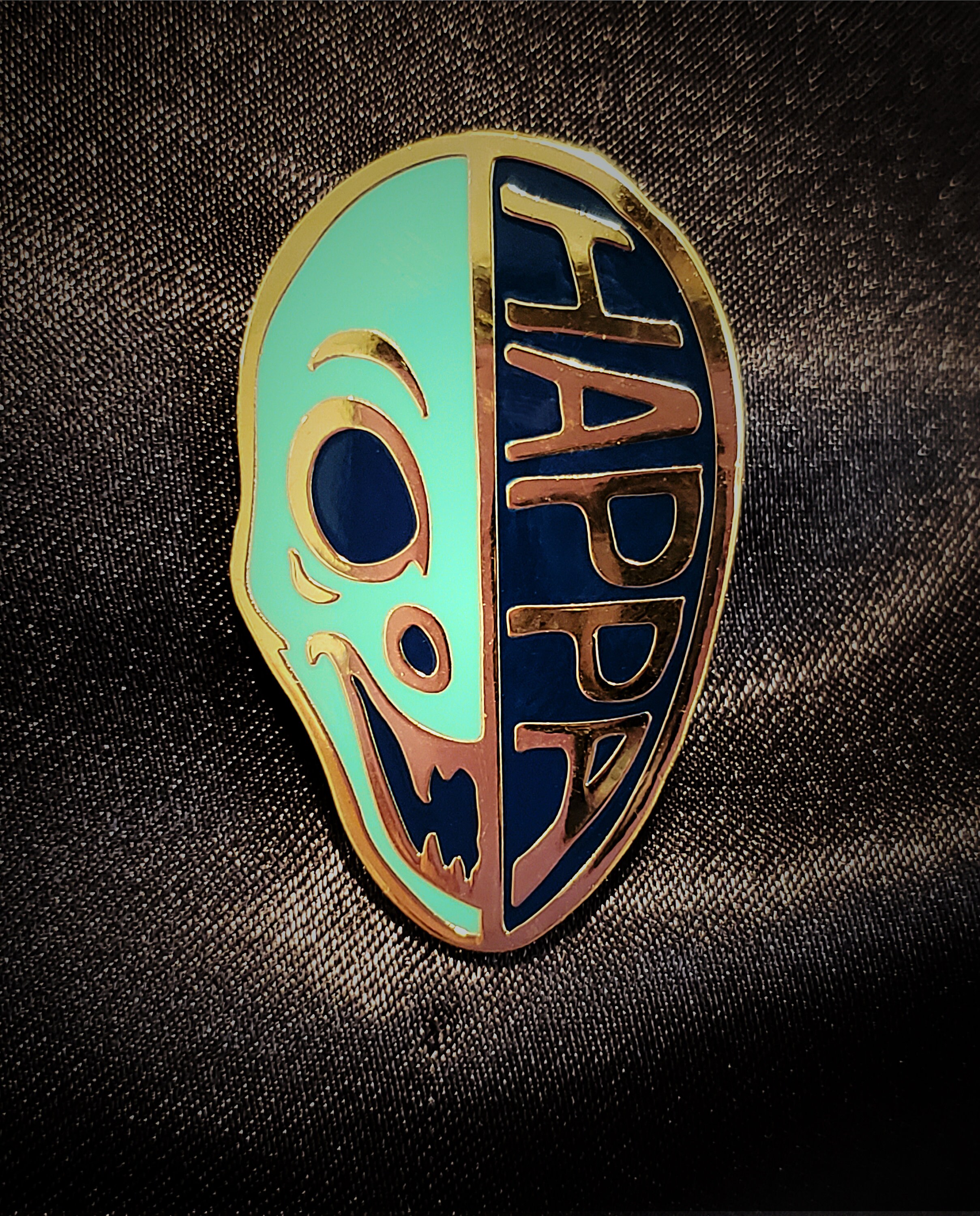 Multicultural Club Pin Green HAPPA Pin | Multiracial Asian Enamel Pin | Mixed Heritage Pin ...