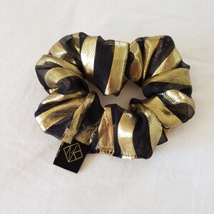 Vintage Gold Scrunchie - Hair Band