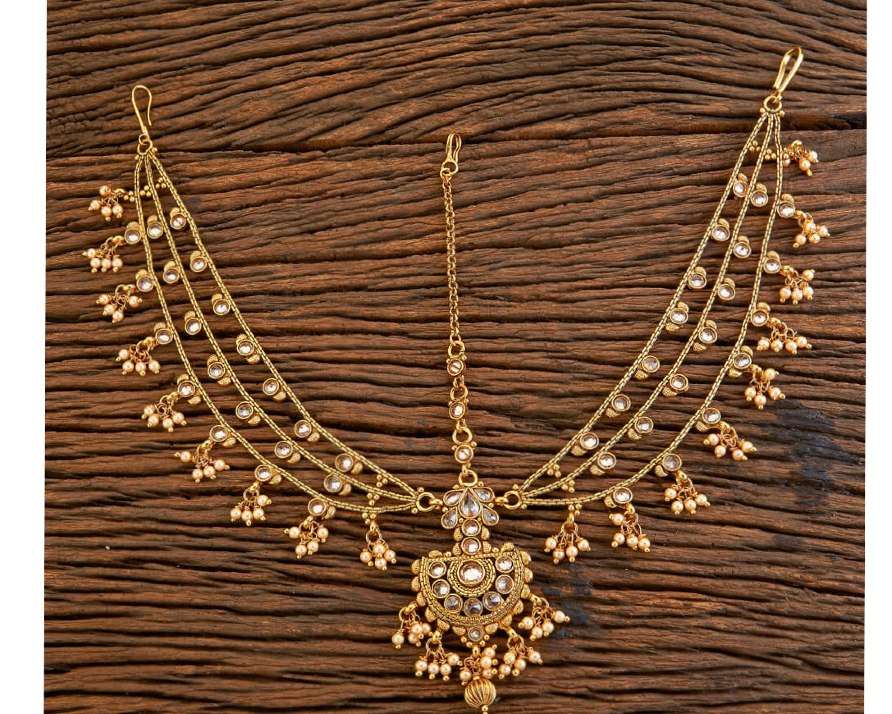 Matha Patti Indian Forehead Jewelry Indian Bridal Jewelry Etsy