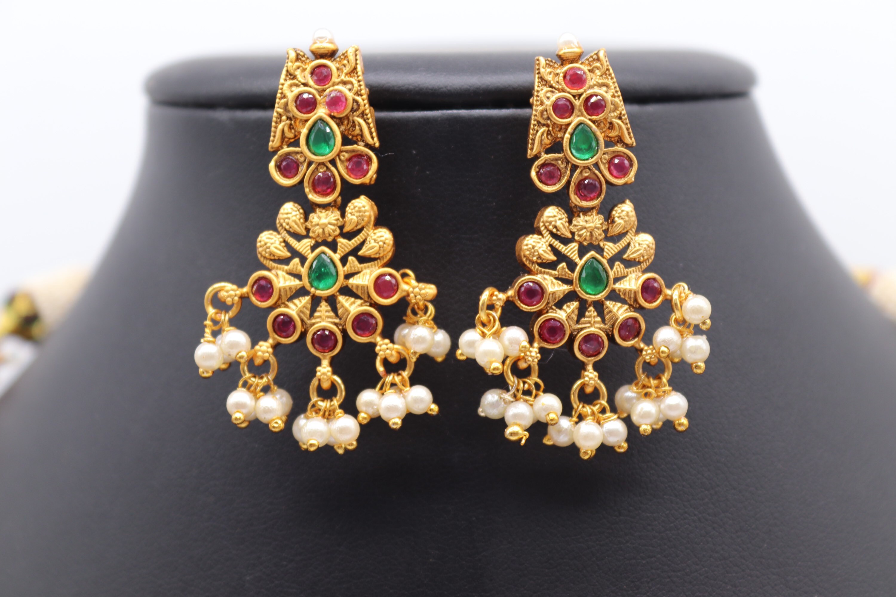 One Gram Gold Jewelry/ Haram Necklace 