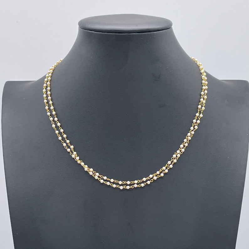 Bollywood Gold Necklace Indian Necklace Pearl Necklace Pearl jewelry|Indian jewelry Dainty Jewelry