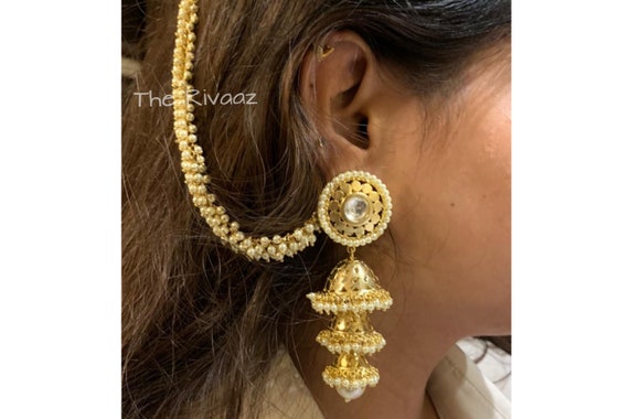 Kundan Jewelry, Indian Jewelry, Pakistani Jewelry, Kundan Jhumka, Indian  Jhumka, Pakistani Jhumka, Oversize Jhumka Kundan Earrings - Etsy |  Pakistani jewelry, Indian wedding jewelry sets, Indian jewellery design  earrings