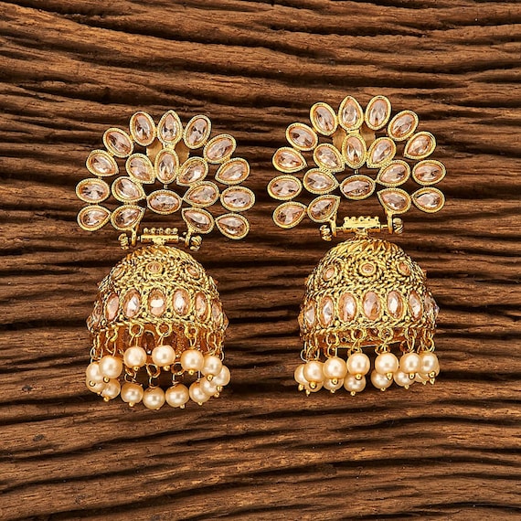 BOHEMIAN INDIAN JEWELRY Indian Earrings Indian Wedding Jewelry Bollywood Jewelry Chandbali Earrings Desi Jewelry Bohemian Jewelry