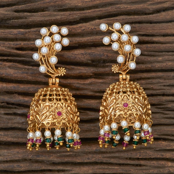 one gram gold ear rings