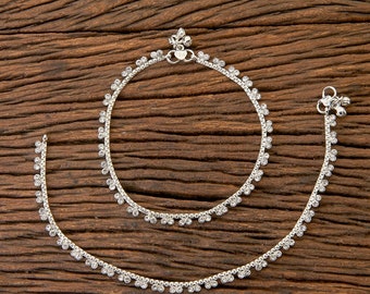 Anklet/ Payal/ Indian Jewelry/ Silver Payal/ Panjeb/ Pakistani Jewelry/ Bollywood Jewelry/ Statement Jewelry/ Silver Anklet