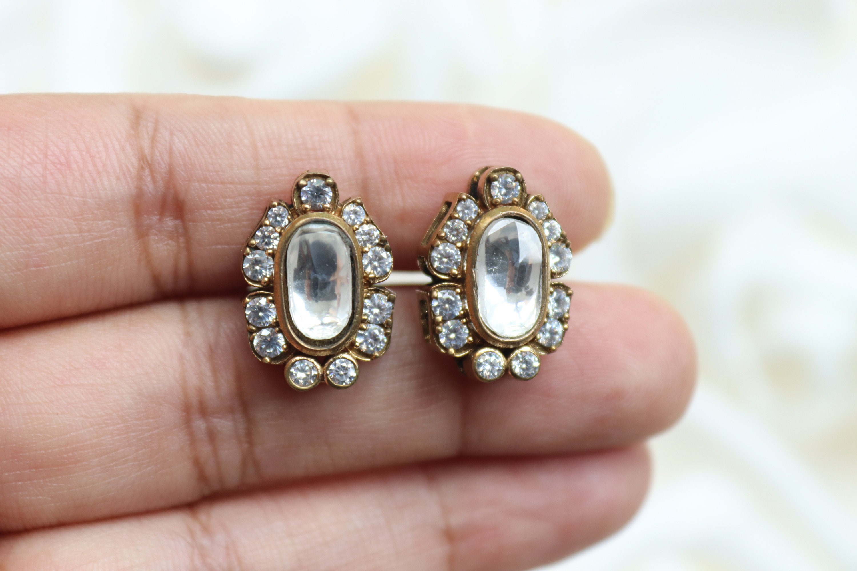 Polki Studs Etsy Canada