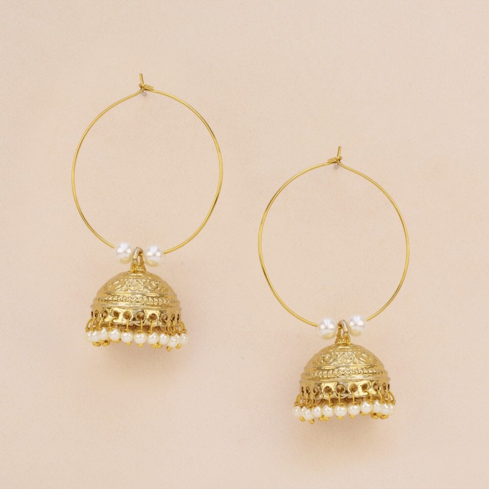 High Quality Goldplated Punjabi Jhumka Tikka 650+&...hedpj | Traditional  jewelry, Punjabi traditional jewellery, Cute earrings