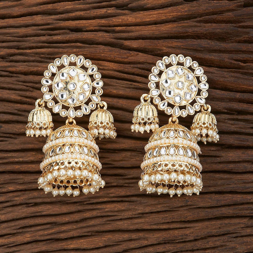 Gold Jhumkas/ Indian Jewelry/ Punjabi Jhumka / Indian - Etsy