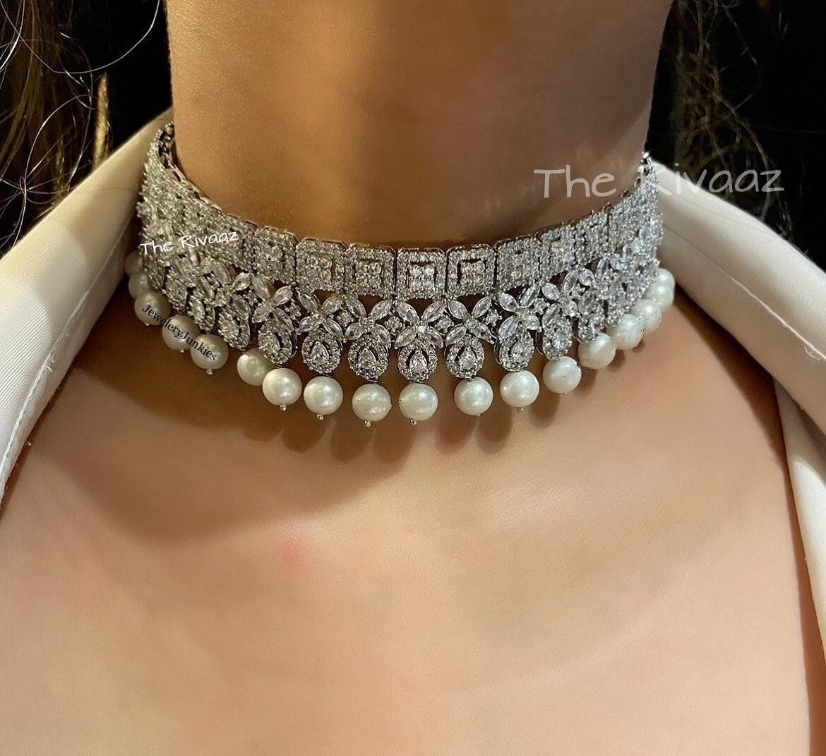 Real diamond deals choker