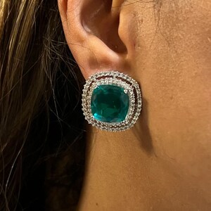 Keri Emerald Cz Diamond Doublet Pendant Necklace Indian Jewelry ...