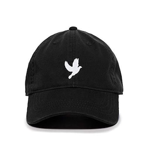 Dove Baseball Cap Embroidered Cotton Adjustable Dad Hat