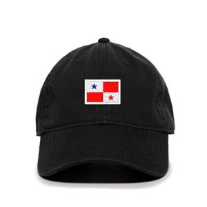 Panama Flag Embroidered Baseball Cap Cotton Adjustable Dad Hat