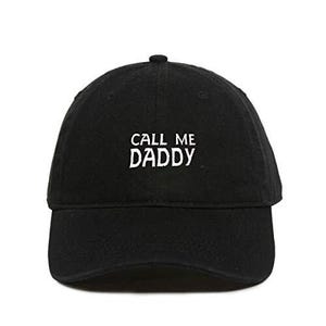 Call Me Daddy Baseball Cap Embroidered Cotton Adjustable Dad Hat
