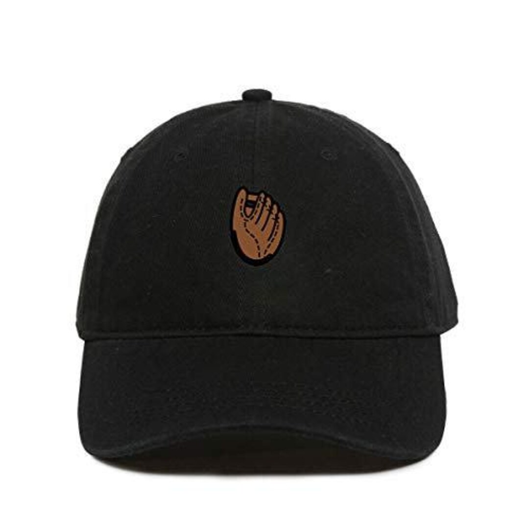 Baseball Glove Baseball Cap Embroidered Cotton Adjustable Dad Hat - Etsy