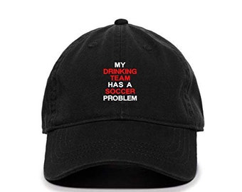 My Drinking Team Baseball Cap Embroidered Cotton Adjustable Dad Hat